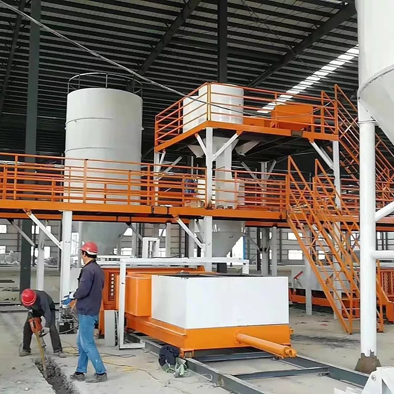 Gypsum Wall Panel Line Produksi kanggo kabutuhan construction tembok Panjenengan